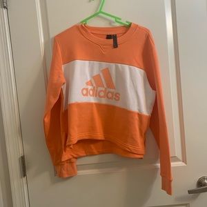 Orange Adidas Sweatshirt - NWOT